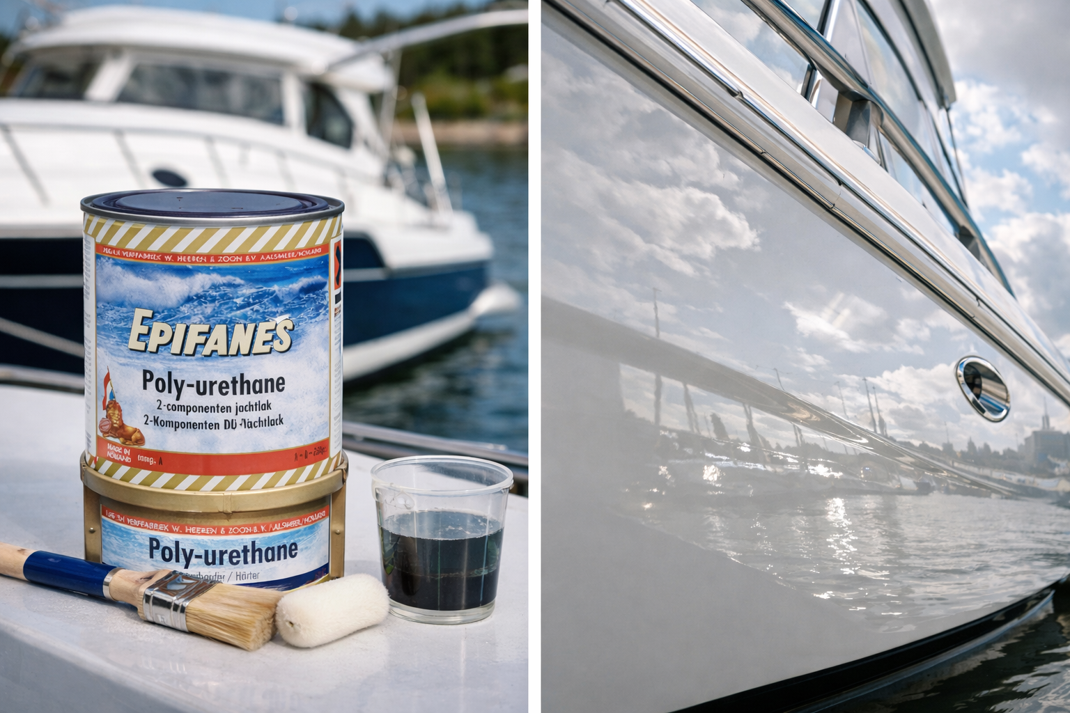 Poly‑urethane Lack 2‑Komponenten – Hochglänzender 2K Yacht‑ & Bootslack