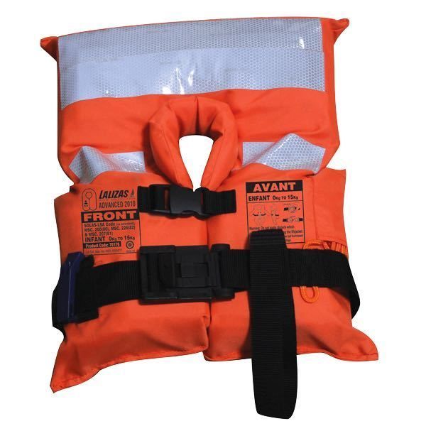Rettungsweste mit SOLAS Zulassung ISA Code 2010