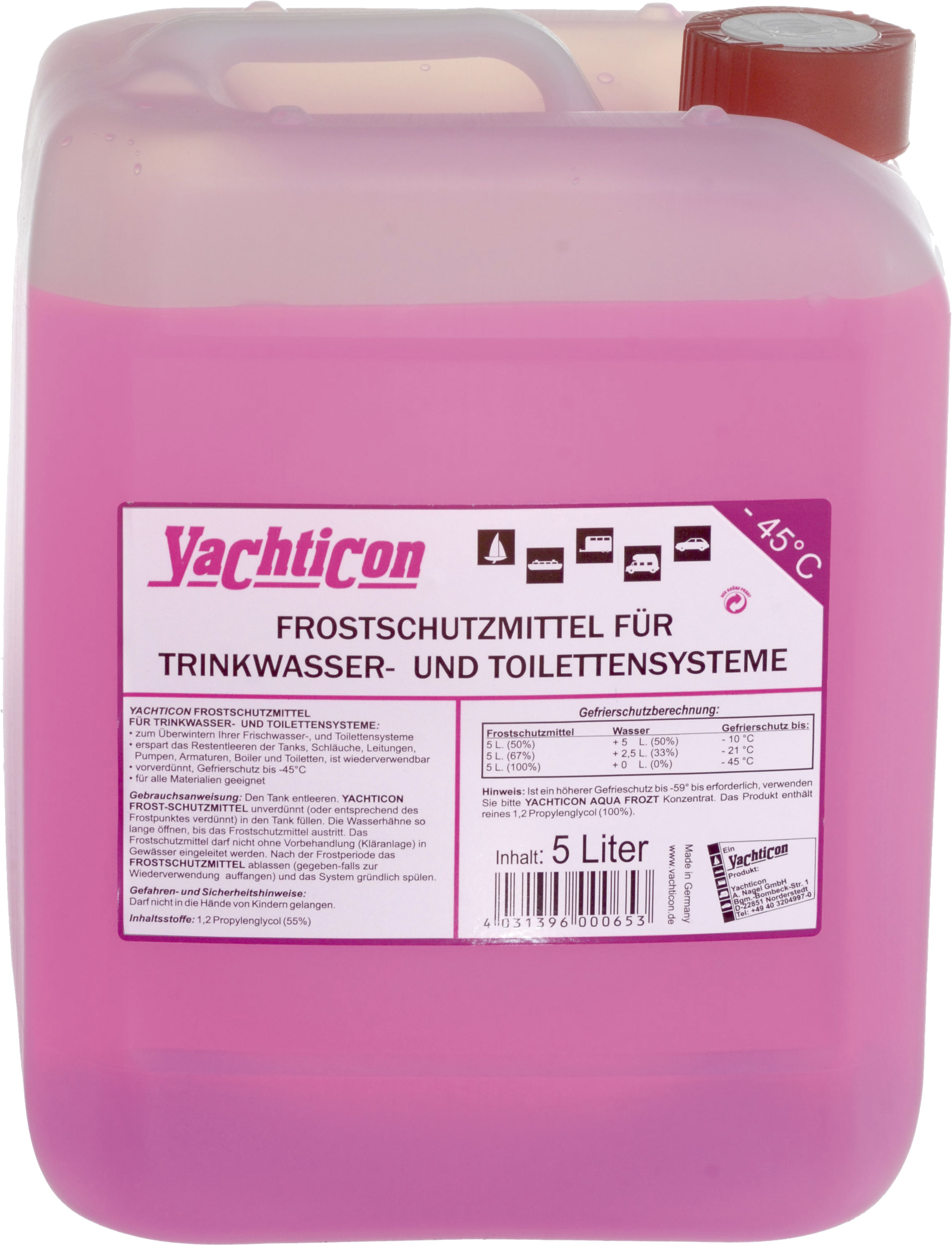 Yachticon Frostschutzmittel 5 l