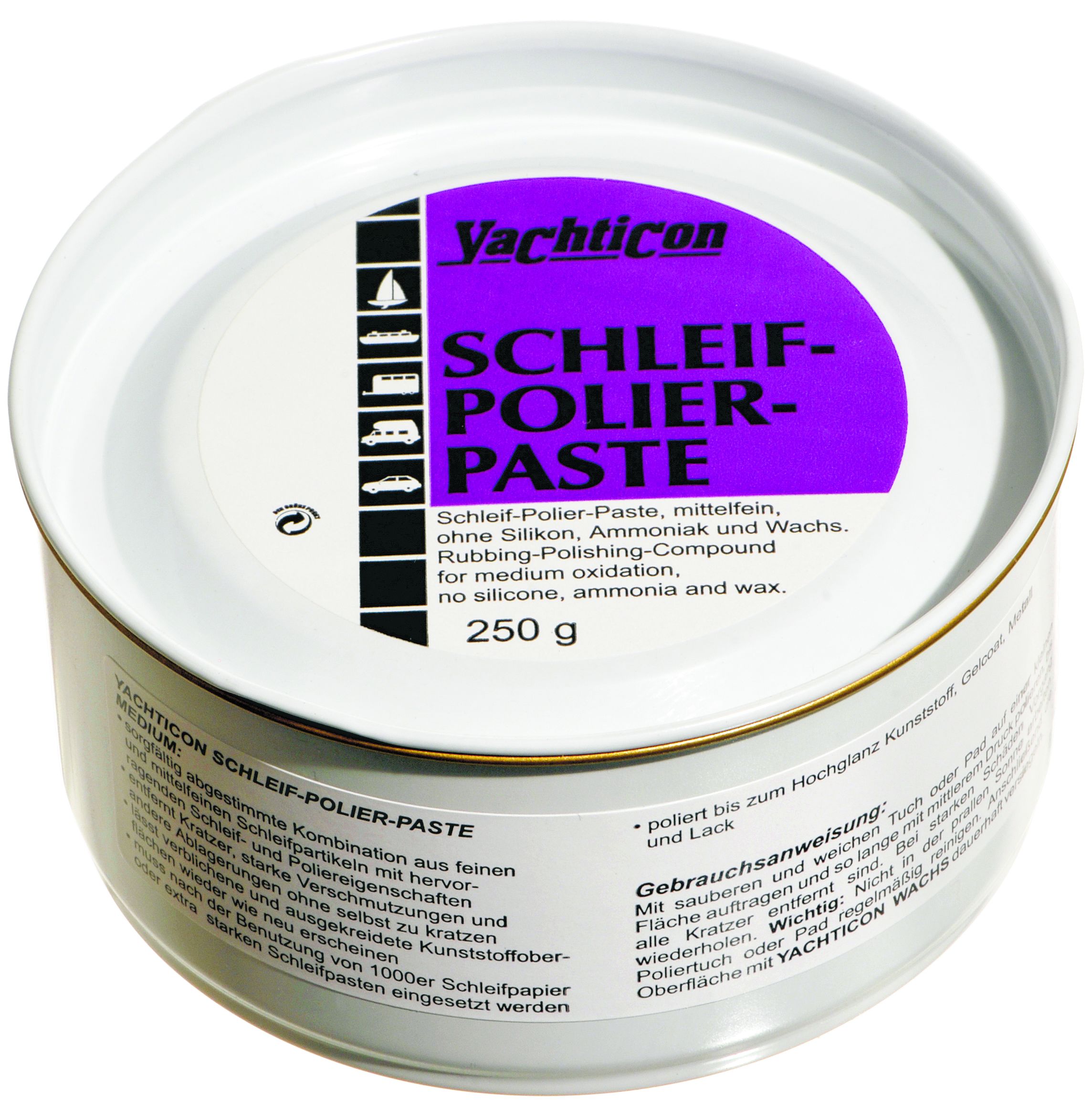 Yachticon Schleif- und Polierpaste 250 g
